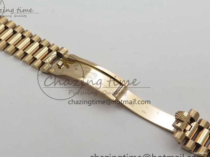 on 904 228239 Day-Date Version Dial President Stick Markers A2836 Bracelet RG RG RG New BP Dial 40mm 0313